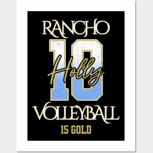 Holly #18 Rancho VB (15 Gold) - Black Posters and Art